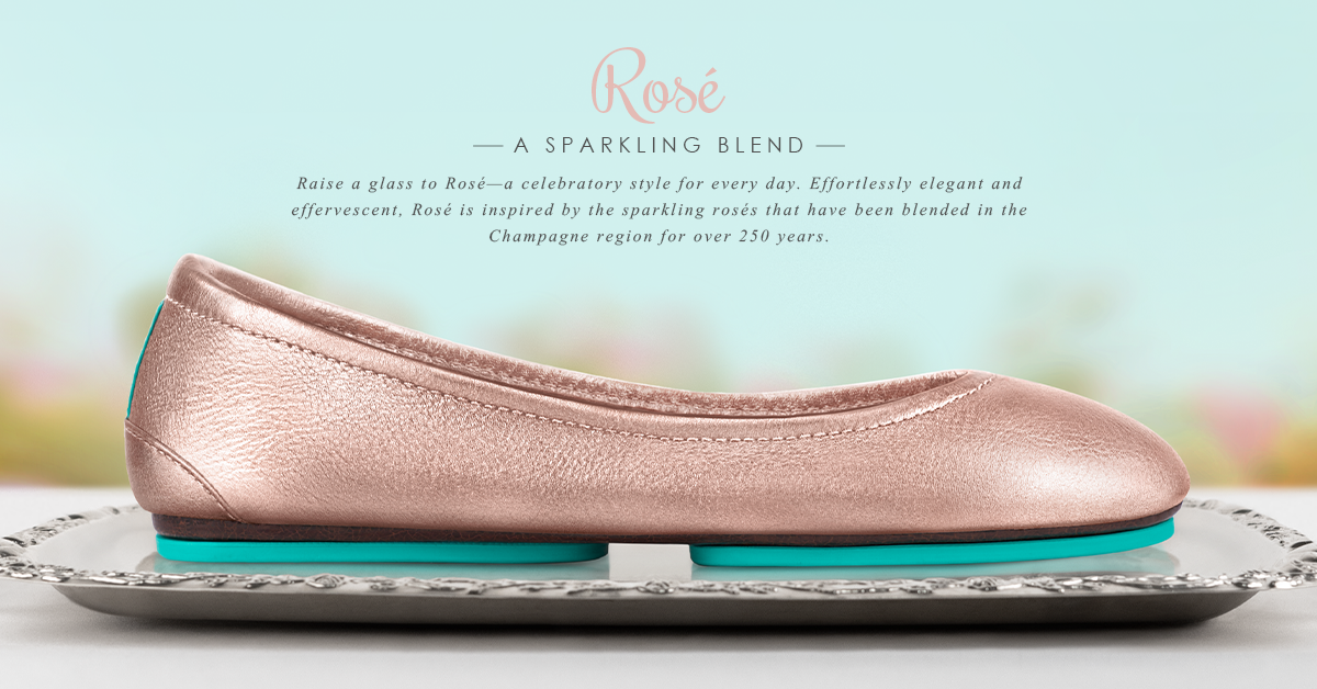 tieks rose champagne